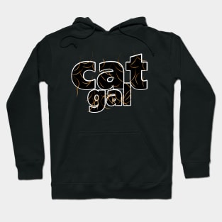 Cat Gal Orange Hair Hoodie